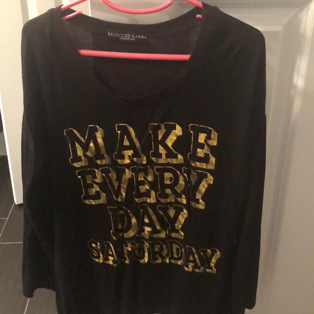Recycled karma girls tee